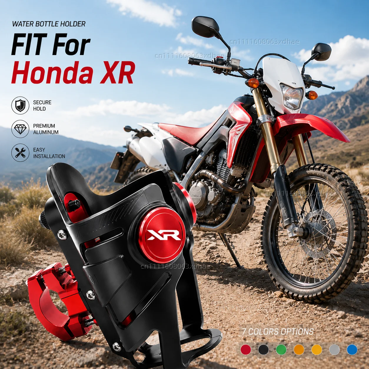 Motorcycle Water Bottle Holder For Honda XR230MOTARD XR 230 250 400 125 Coffee Beverage Tea Cup Support Modification Accessories