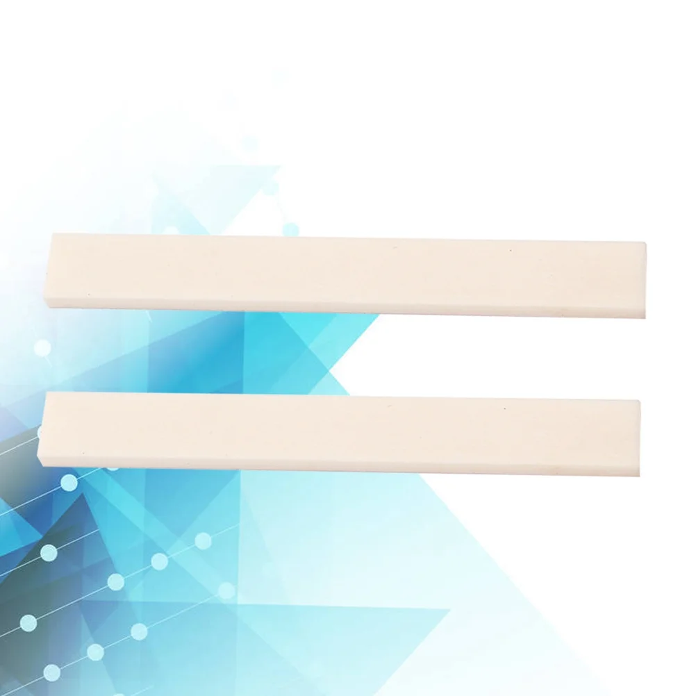 แผ่นรองนั่งทำจากกระดูกควาย ขนาด 80x11x3 มม. น้ำหนักเบา สำหรับกีตาร์โปร่ง กีตาร์ไฟฟ้า กีตาร์คลาสสิก เบส แมนโดลิน แบนโจ อูคูเลเล่