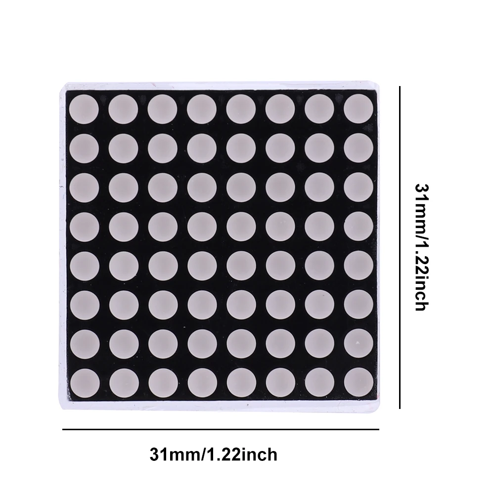 HT16K33 Dot Matrix LED Display Module 8*8 Control Single Chip Microcomputer Module 1088AS Monochrome Lattice for Arduino