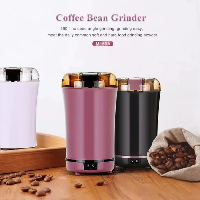 Coffee Grinder Stainless Steel Nuts Beans Grains Mill Herbs Electric Grinding Machine Multifunctional Coffee Bean Grinding Home