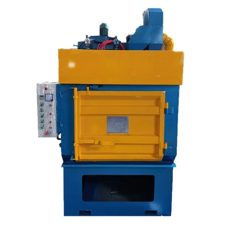 Crawler shot blasting machine metal surface treatment steel rust removal