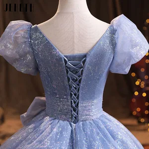 Jeheth Real Pictures Ballkleid mit Brillanten und Pufferhülsen Prinzessin Geburtstagskleider Ballkleid mit brillante formal 6 Hauptverkaufskleid mit Mango - №4