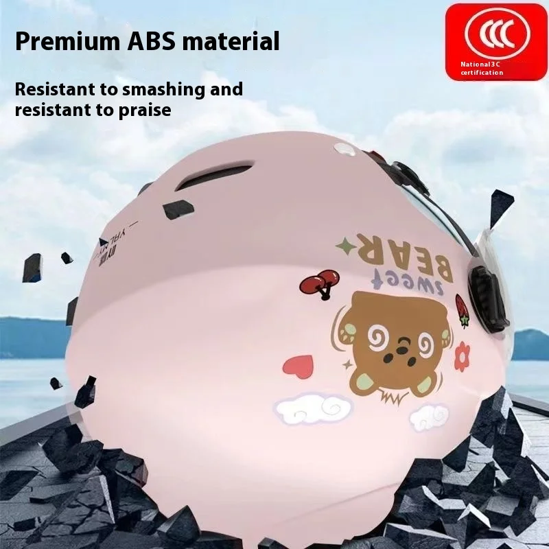 Accesorios para casco de motocicleta para niños, decoración universal para casco con orejas de gato