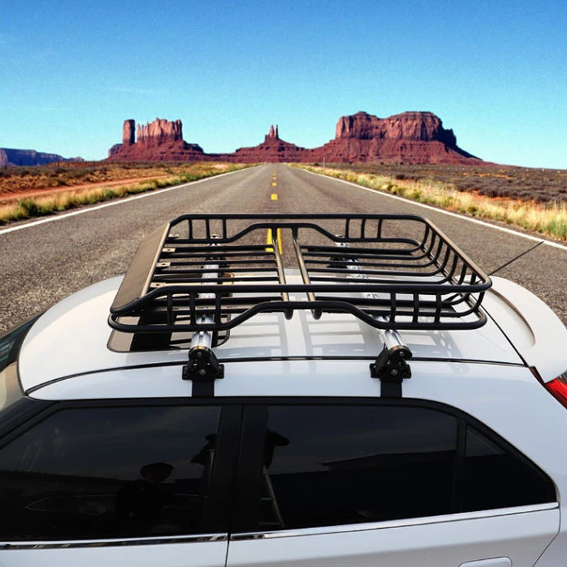 Car Trunk Frame Multifunctional Roof Box Frame Crossbar Modification Suitable for Car Pickup Truck Light Top Camper Suv Models