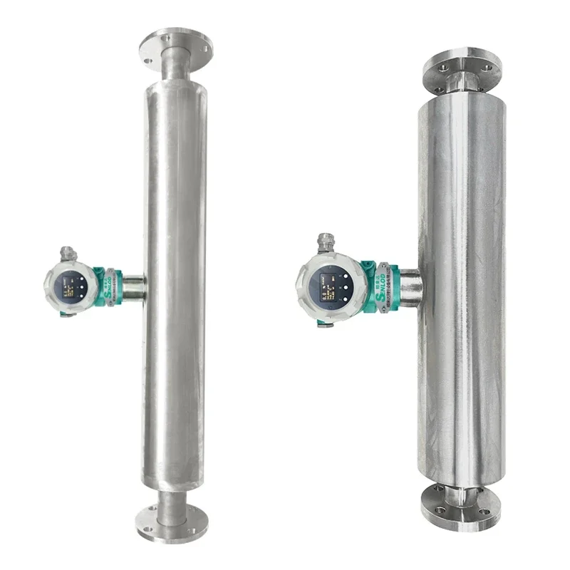 Single straight tube densitometer Coriolis vibrating liquid densitometer Double straight tube Coriolis force industrial