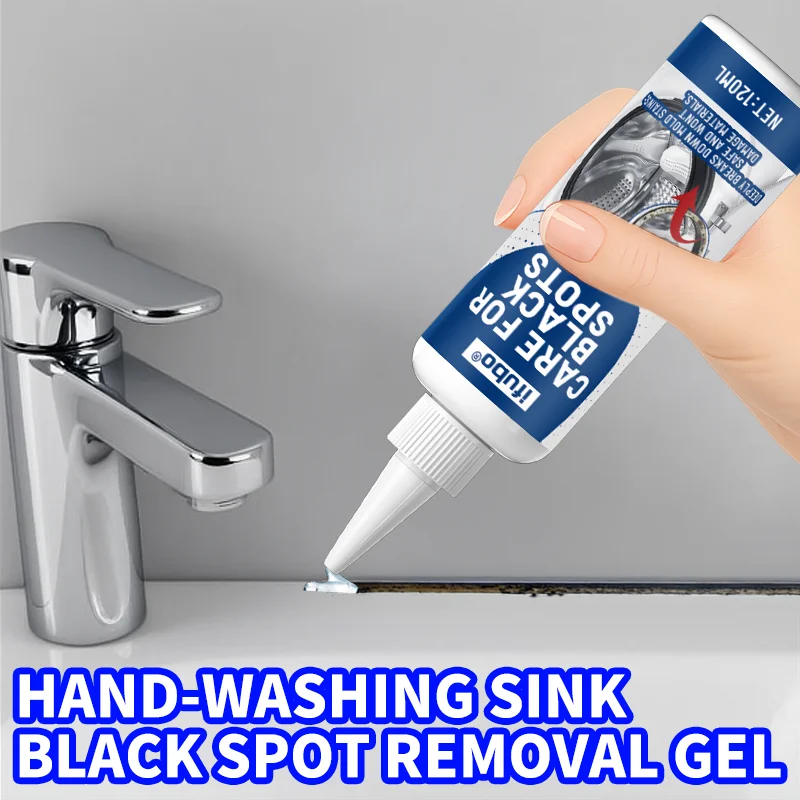 Mold Stain Removal Gel, Deep Clean Black Spot Cleaner For Washing Machine Rubber Seal Sink Toilet Tile Gap Mildew Remover