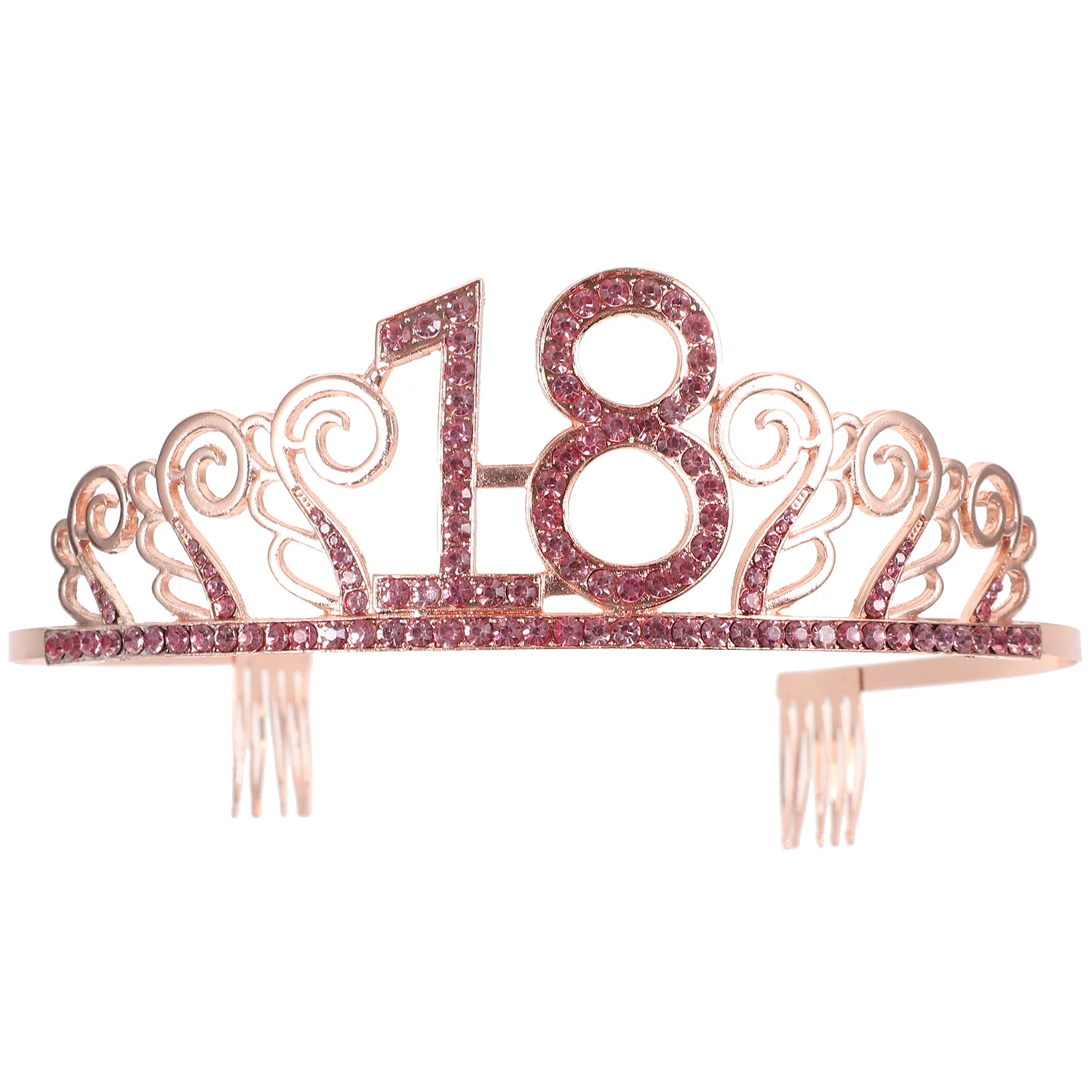 

Women 60th Birthday Tiara Number 60 Alloy Crystal Crown Hair Comb Party Headband Accessory Crown Birthday Tiara