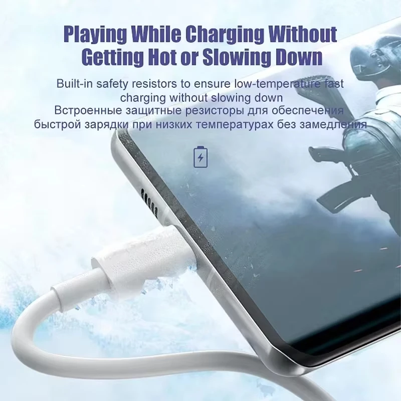 NNBILI 1-3PCS 10A 100W Type C Super Fast Charging Cable Data Cord For Samsung Huawei Xiaomi Redmi Quick Charing USB C Cables ﻿