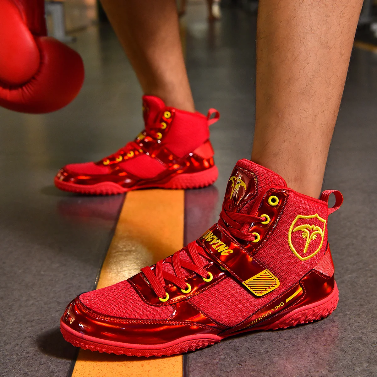 Men's Wrestling Shoes Men's Quality Women's Sports Flight Shoes Women's Outdoor Training Boxing Athletic Shoes