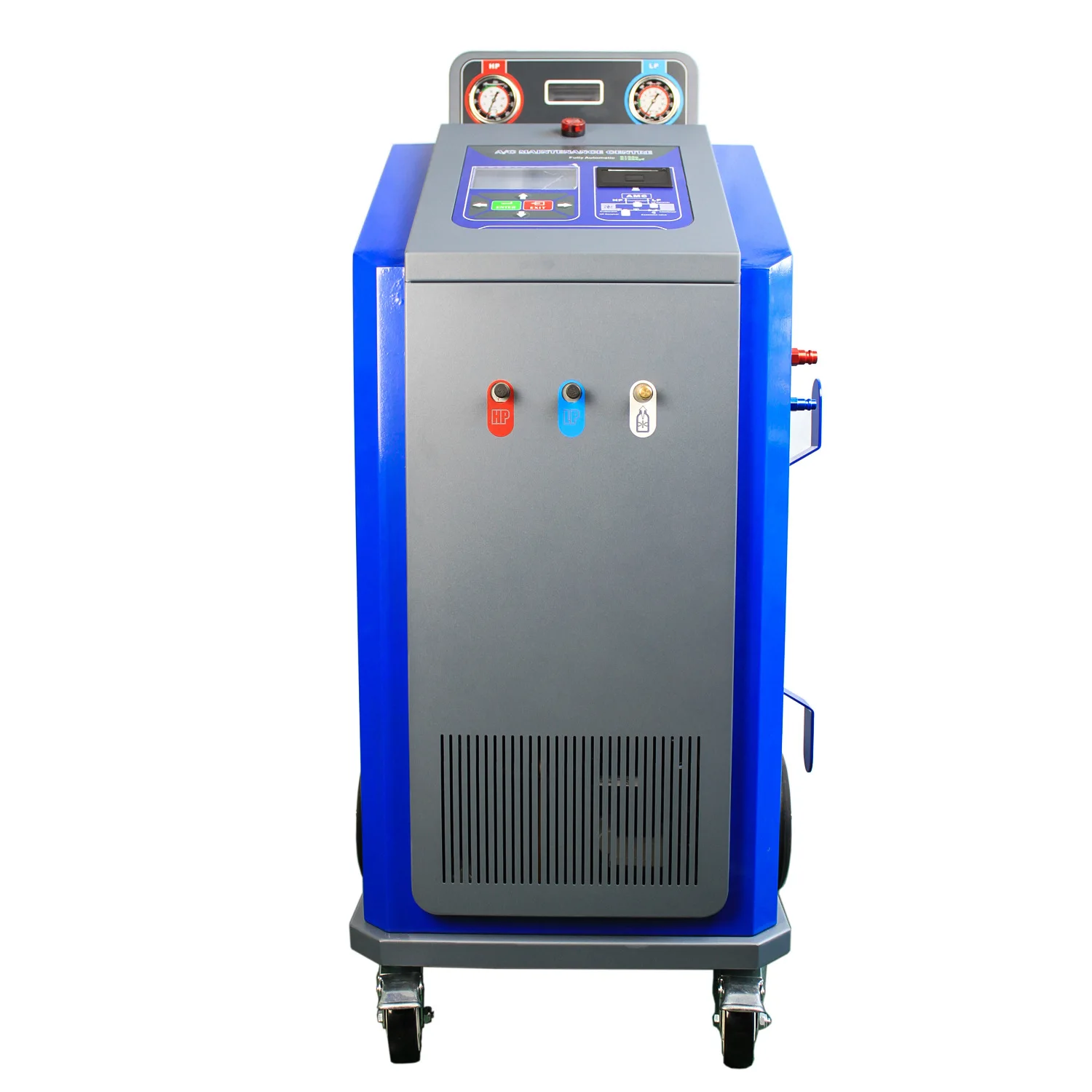 New automatic refrigerant cleaning machine AMC800 automotive air conditioning recycling filling switch system leak detection