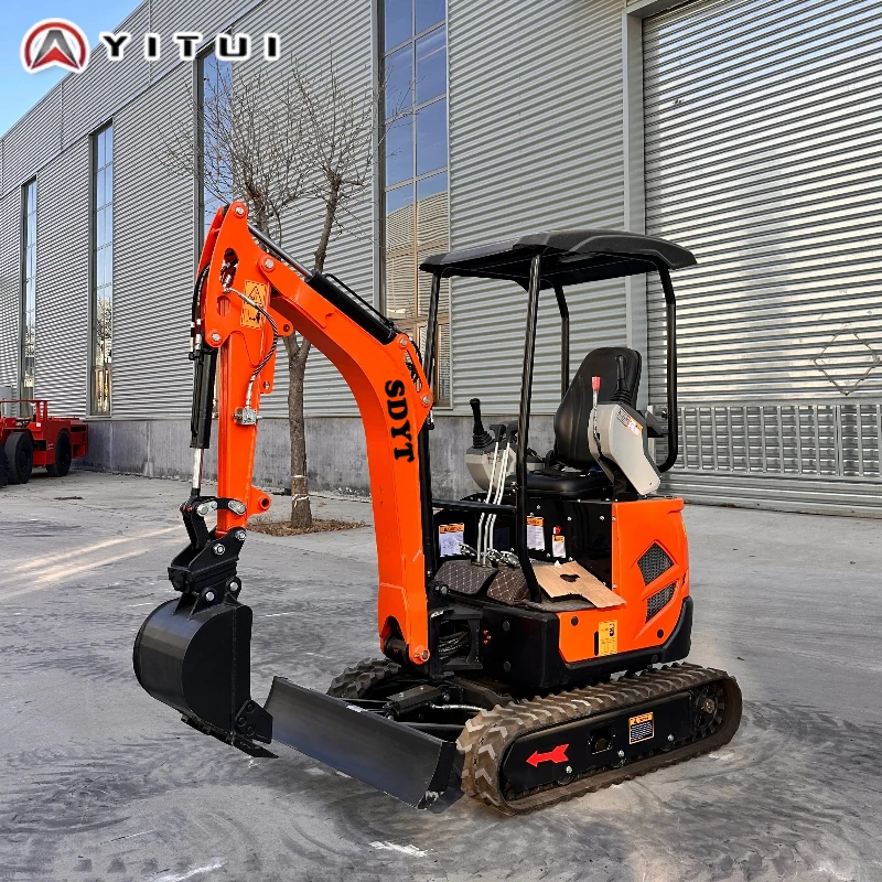 Miniexcavadora pequeña de 2,0 toneladas, miniexcavadora con certificación Ce de alta calidad, motor Kubota agrícola personalizado