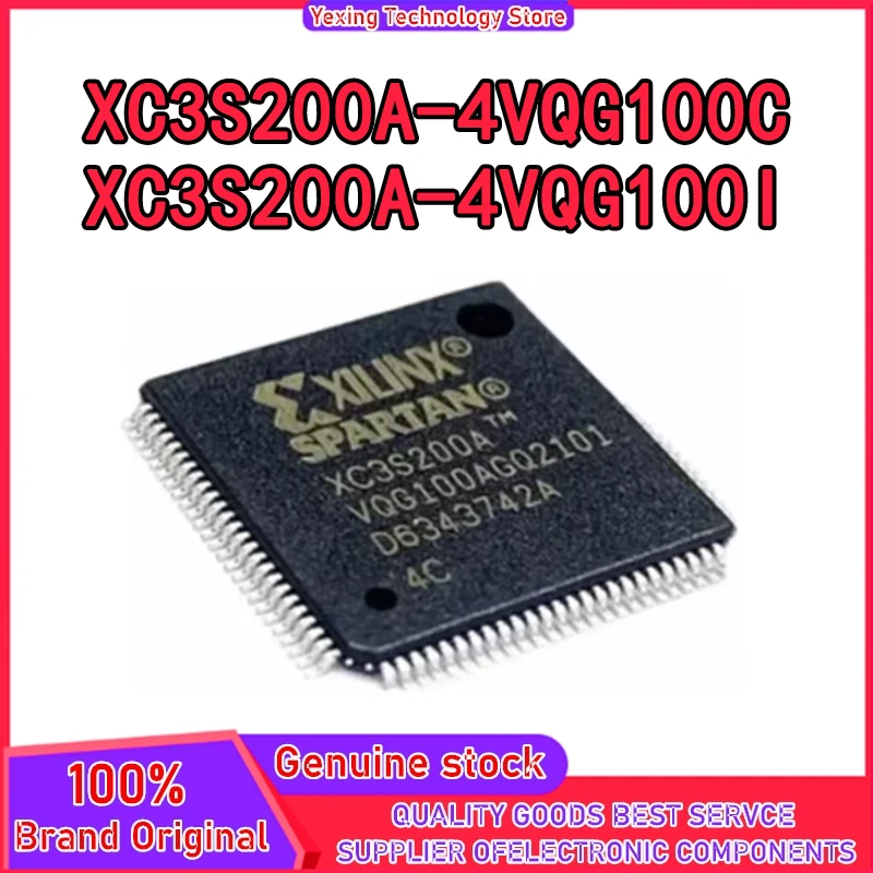

XC3S200A-4VQG100I XC3S200A-4VQG100C XC3S200A 4VQG100C QFP-100 Чипсет Встроенный чип XILINX Интегральные схемы Ic