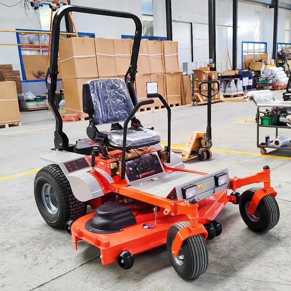 Zero Turn Stand-On Ride-On Lawn Mower with Grass Catcher for Golf Yards Farms Equipped with Motor Engine Gearbox Core Components
