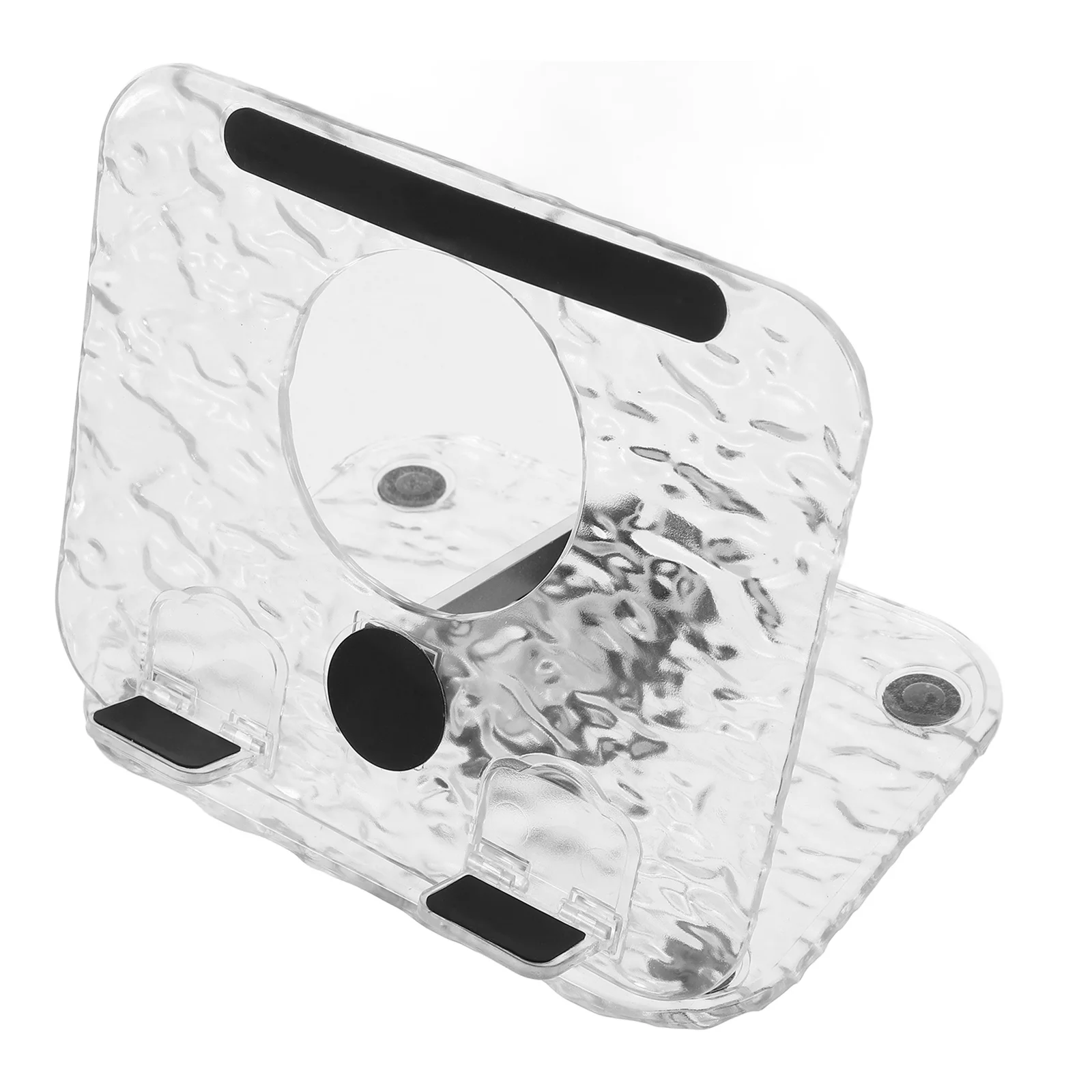 

Acrylic Rotating Phone and Tablet Stand Foldable Adjustable Holder for Desk Office Stable Base Portable 360 Degree