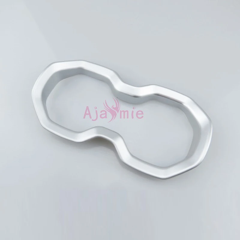 For Jeep Renegade 2016-2018 Interior Water Cup Holder Cover Moulding Trim Stickers ABS Frame Chrome Car Styling Accessories view 5