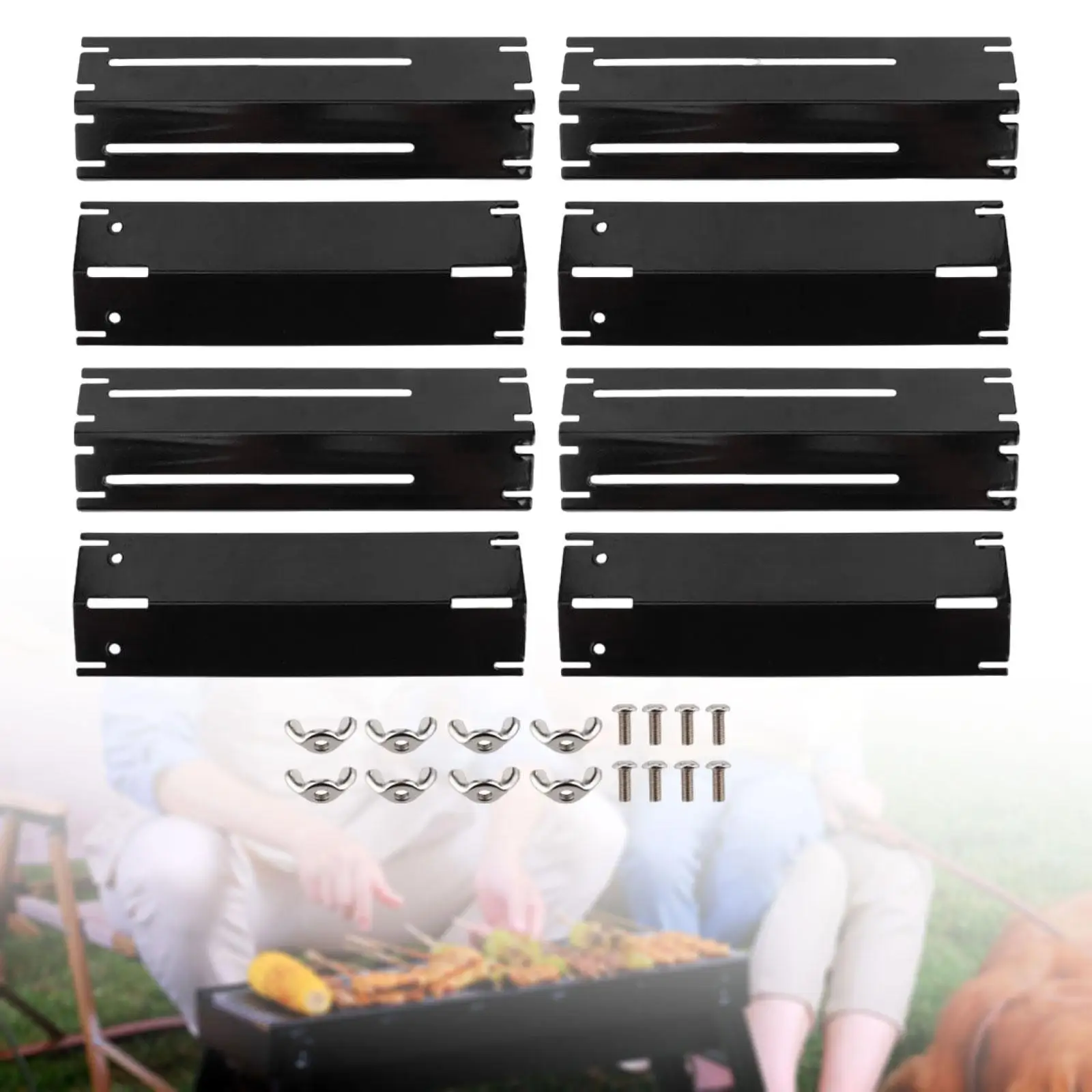 BBQ Grill Heat Plate BBQ Parts Heavy Duty Practical for Home Garden Backyard