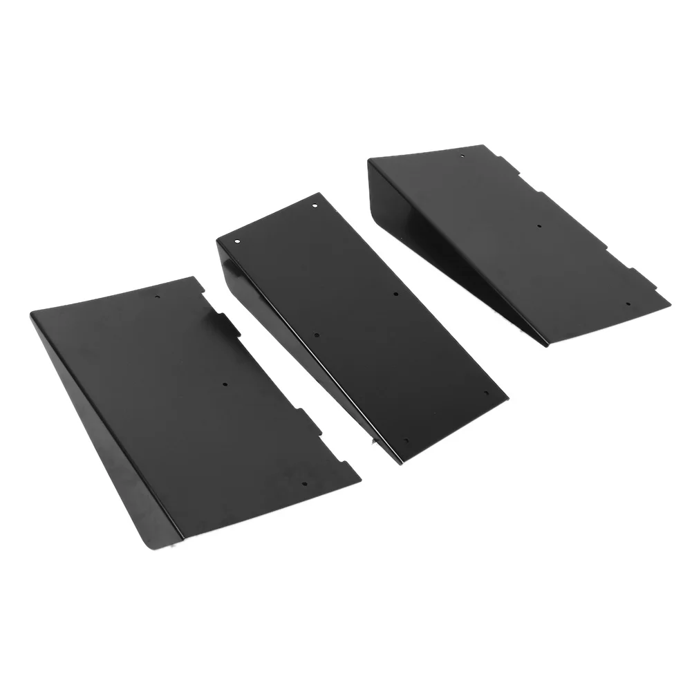 

ABS Black Rear Chassis Wing Spoiler Lip Diffuser - Universal Fit, Auto Exterior Modified Parts, Enhances Vehicle Aerodynamics