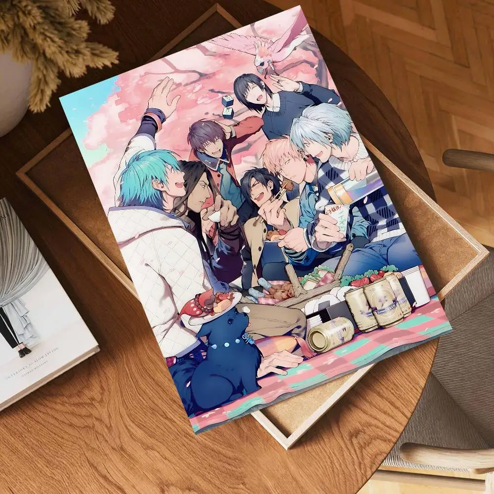 D-DRAMAtical M-Murder Anime Posters Sticky Whitepaper Sticker DIY Room Bar Cafe Kawaii Room Decor