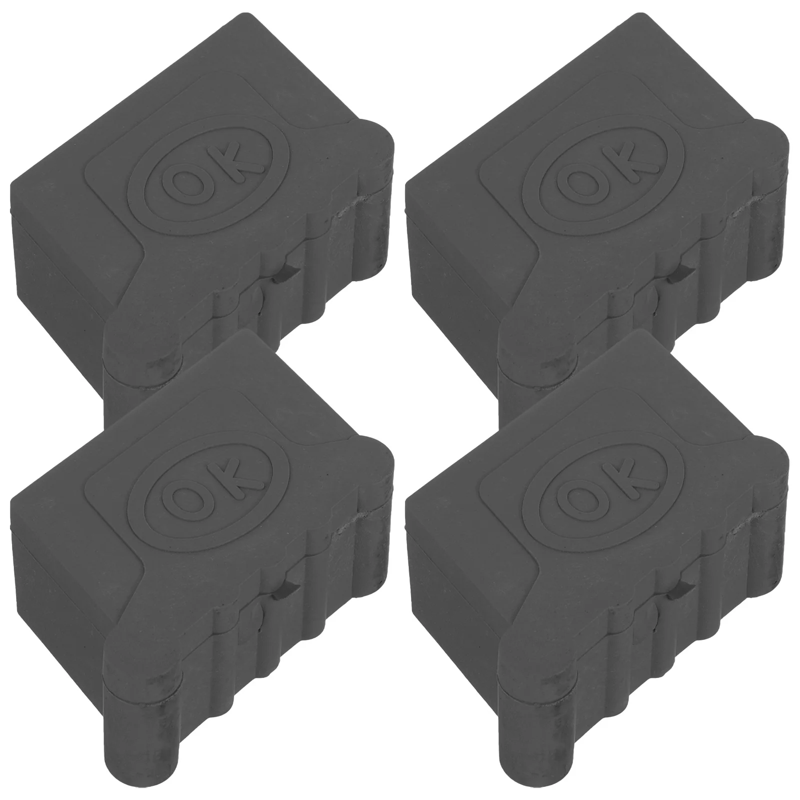 

4Pcs Ladder Foot Caps Nonslip Rubber Protector Replacement Ladder Feet Cover Durable Pads Retractable Stairs Pads