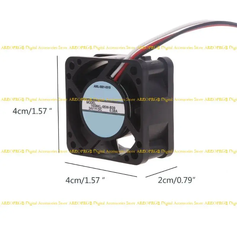 E21E 1PC 1608KL-05W-B39 24V 0.08A 2 خطوط مروحة التبريد 40 مم 40 × 20 × 20 مم لنظام Fanuc NMB الخاص مروحة خاصة