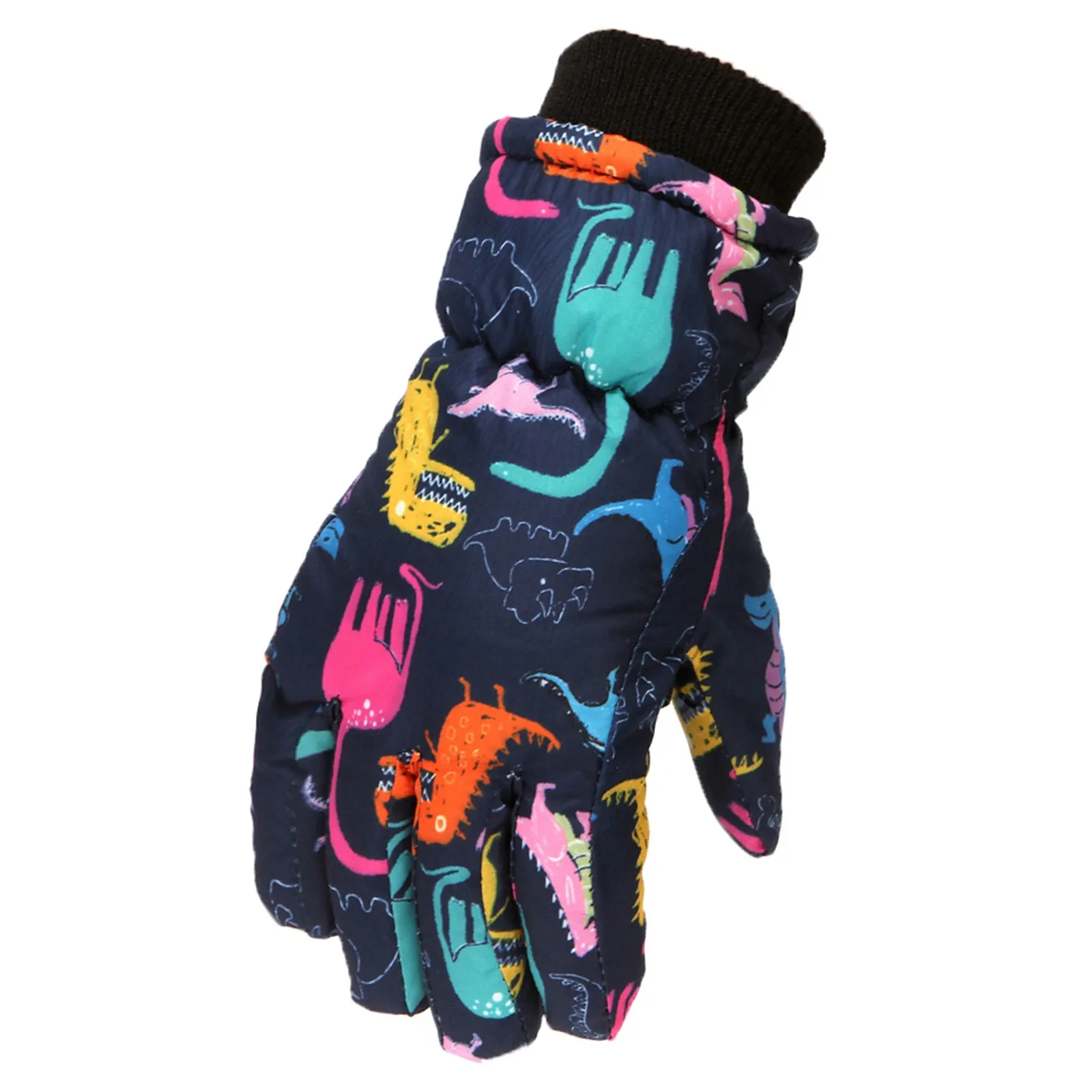 Ski Outdoor Size Snowboarding Snow Camouflage Kids Windproof Gloves Girls M/L Warm Boys Winter Skating Kids Snow Gloves Ages 3-4