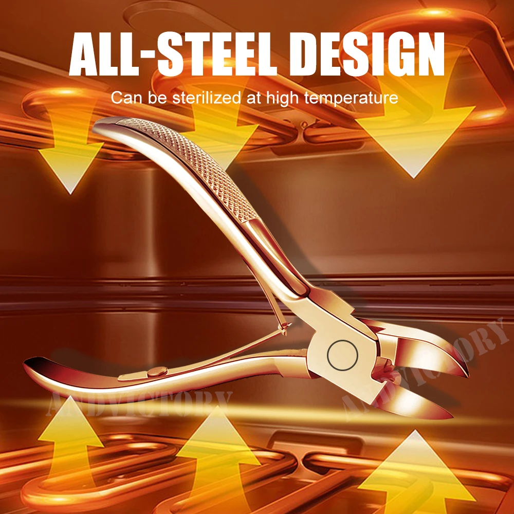 1 Uds. Pinza para cutículas de uñas encarnadas plateadas, cortador de bordes, tijeras para manicura, alicates, herramienta para pedicura, producto para eliminar la piel muerta
