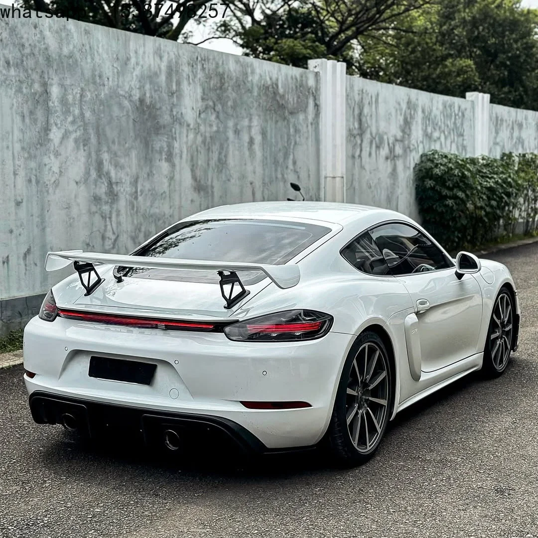 For Bodykit Porsche Cayman 981 2013-2016 Facelift to 2024 718 GT4 Style with Diffuser Lip Bumper Grill Fenders Hood High Quality