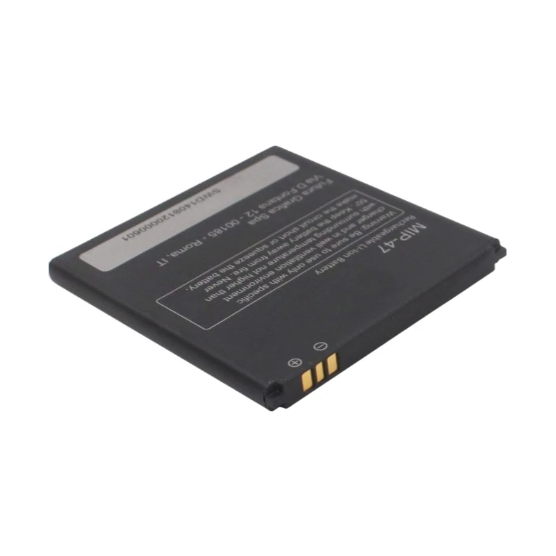 Nueva batería de litio recargable de alta calidad 3,7 V 2000mAh para batería de teléfono móvil Miia MIP-47