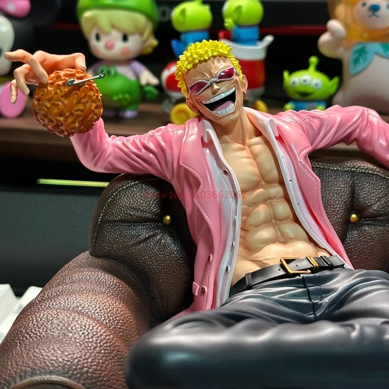 In Stock Limited Edition Original Animation One Piece Anime Figure Donquixote Doflamingo Action Figure Collectible Model Toys