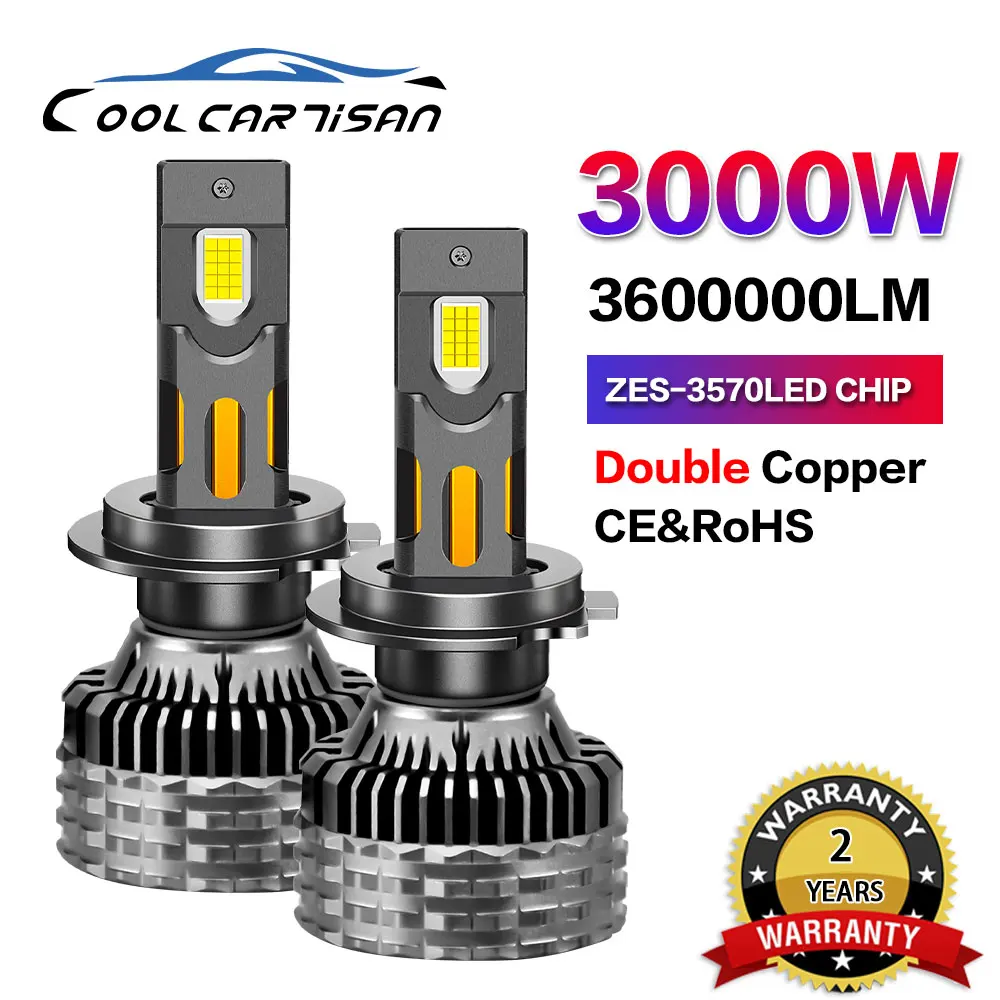 EAGLEVISION Led Headlight Lamp Bulb for Cars High Power Projector Headlight Canbus 12v 24v HB3 HB4 9012 H1 H4 H7 H11 H13