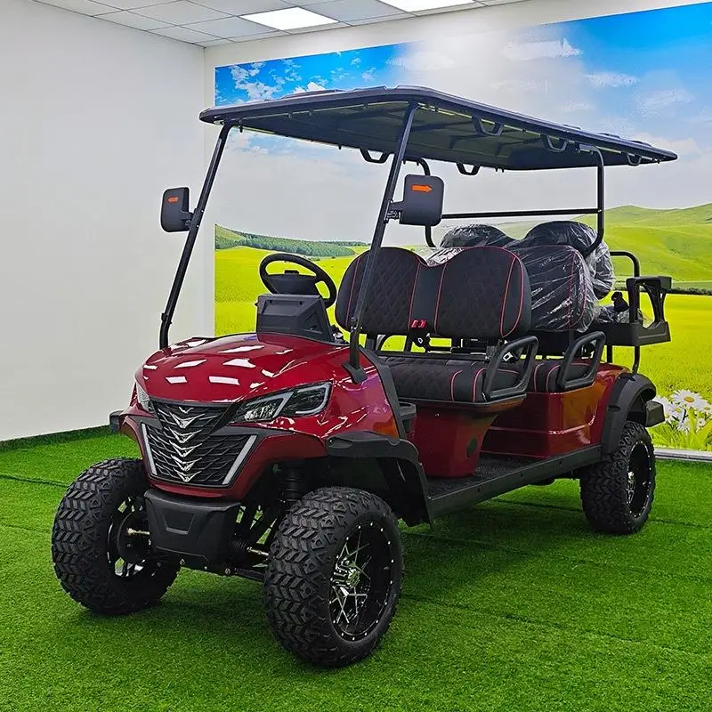 Ultra-low price golf off-road vehicle golf scooter adult 48V lithium battery 4 6-seater electric golf cart