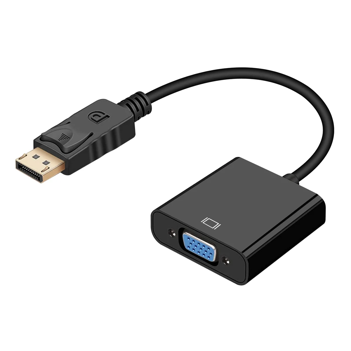 Кабель адаптера преобразователя 1080p DP DisplayPort папа-VGA мама