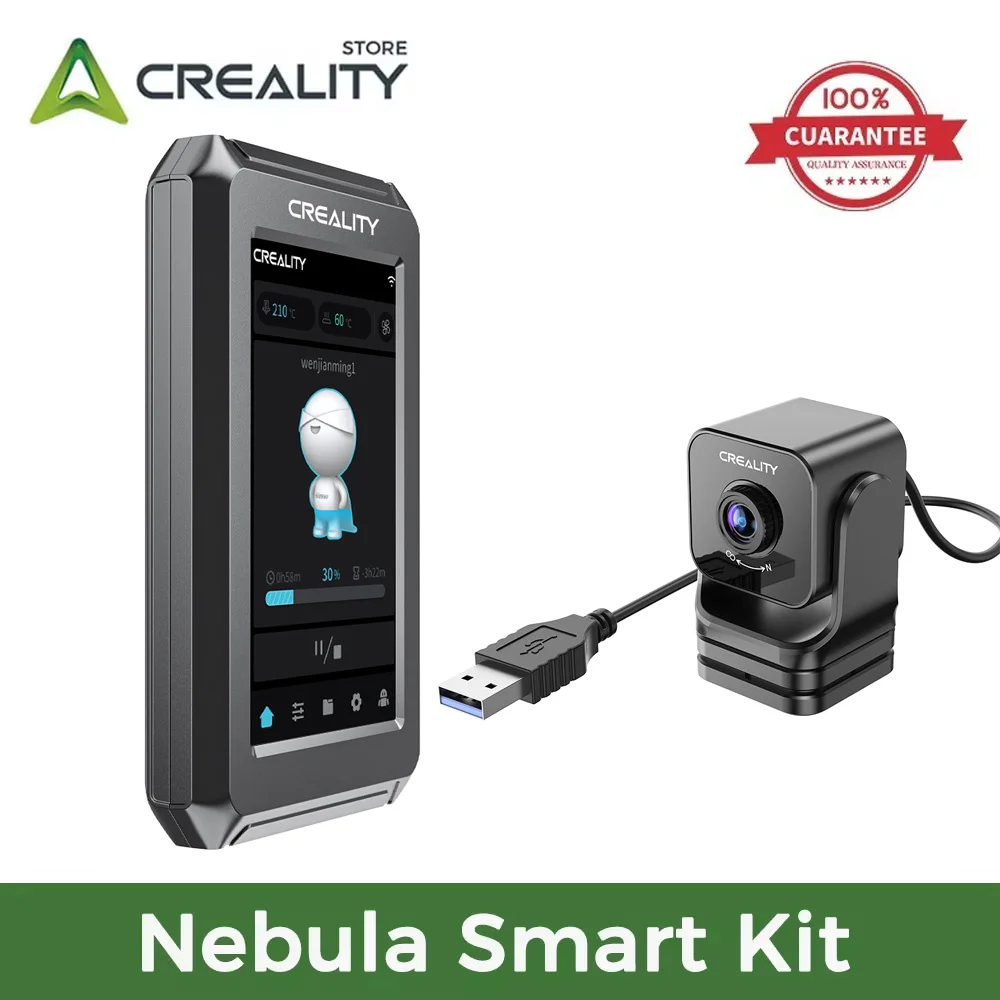 

Умный комплект Creality Nebula с 4,3-дюймовым сенсорным экраном для USB-интерфейса камеры Nebula для Ender 3V3 SE/Ender-3 Pro/Ender-3 V2