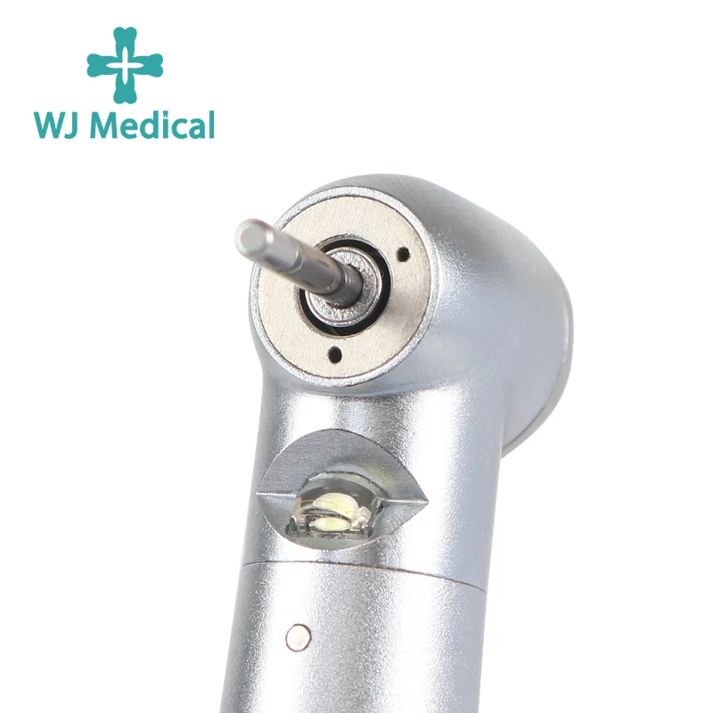 WJ Medical Dental High Speed LED Handpiece Dentist E-Generator Hand Piece 2/4 Hole Push Button Triple Water Spray Air Turbine