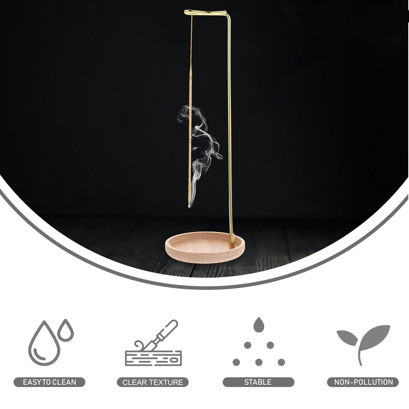 

Reverse Incense Stick Holder Metal Desktop Burner Ash Tray Home Office Decor Gift Incense Holder For Sticks