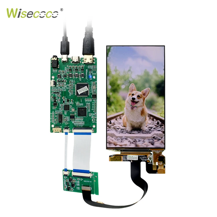 Wisecoco 55 Inch FHD Oled Touchcreen Kit Landscape and Portrait Mode Optional 5.5 Inch 1920*1080 Touch Amoled Display Module