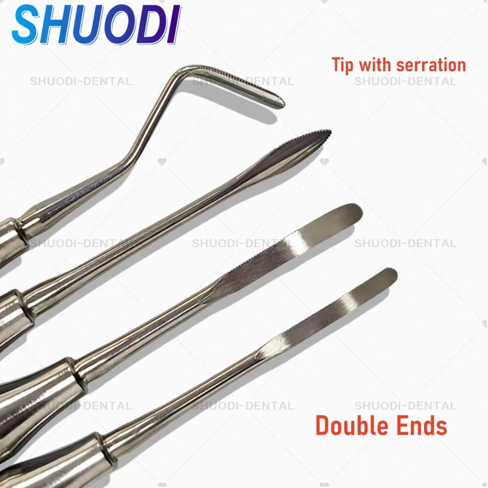 Dental Periotome set Dental Stripper Perio with Saw Tooth Contouring Placement Periodontal Surgical Implant Tools