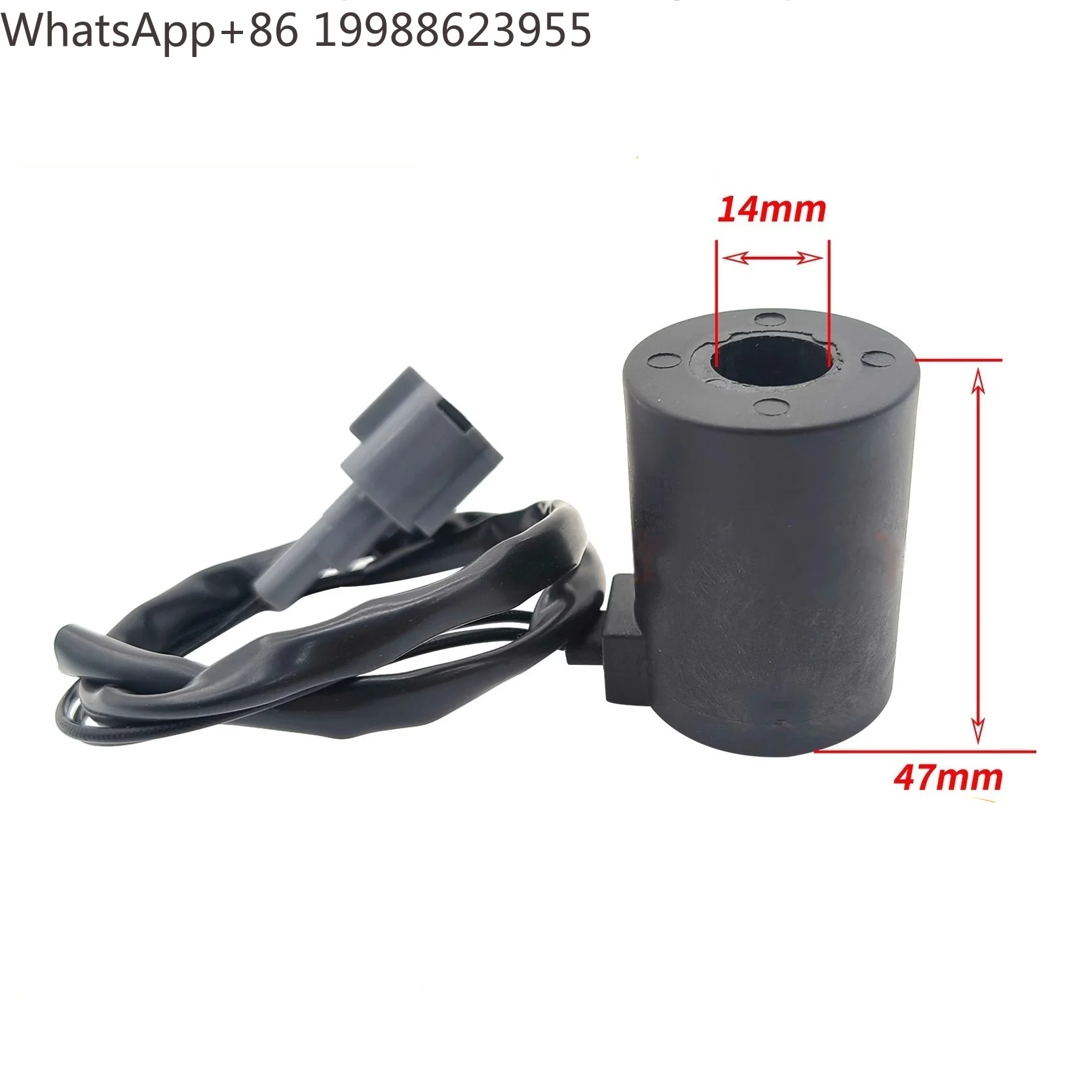 Hitachi Excavator Solenoid Valve Coil for 55 70 60 200-6 C210 135 120 Travel Fast Slow Mechanism Part