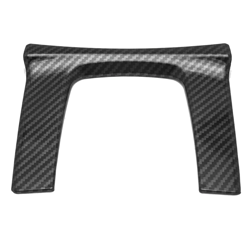 Carbon Fiber ABS Interior Gear Shift Panel Cover Trim For Honda Civic 2016-2021 Parts Accessories