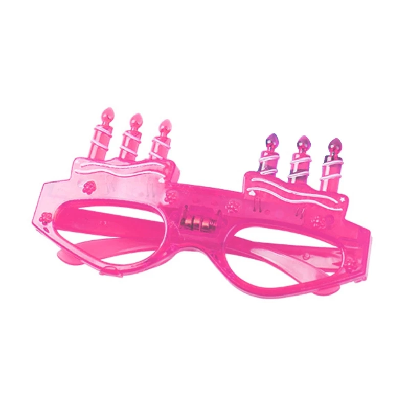 Lunettes bougie d'anniversaire pour enfants, monture lunettes, lunettes célébration du nouvel