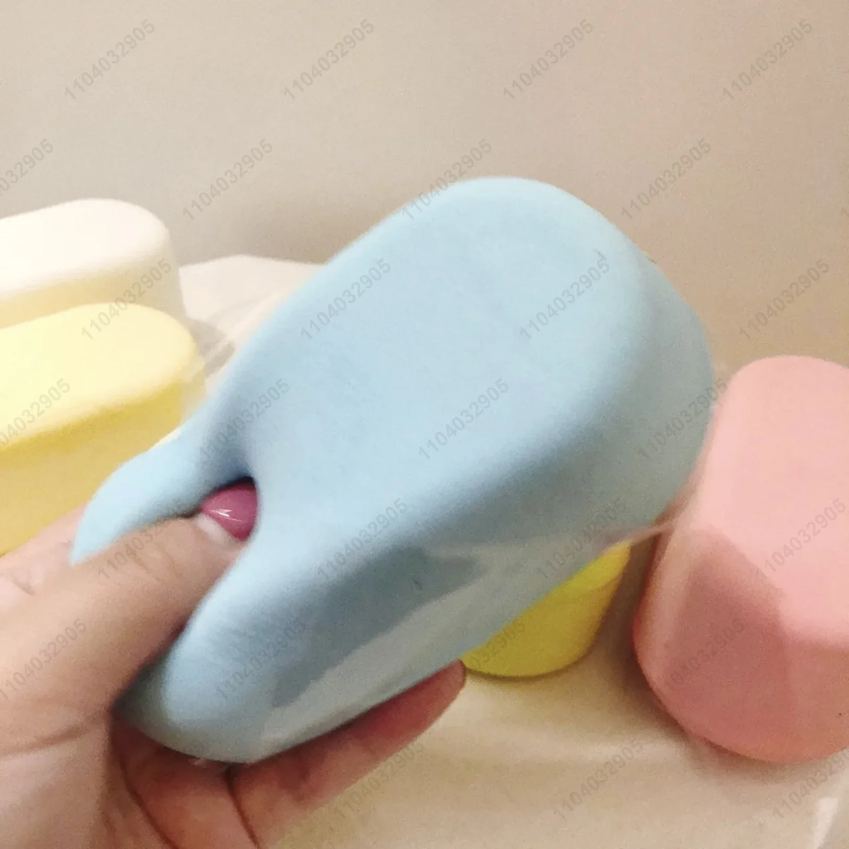 Rice Cake Bar Squishy Slow Rising Squishy Sponge Cake Colorful Slow Rebound Squeeze Toy Anti Stress Release Hand Relax Toy