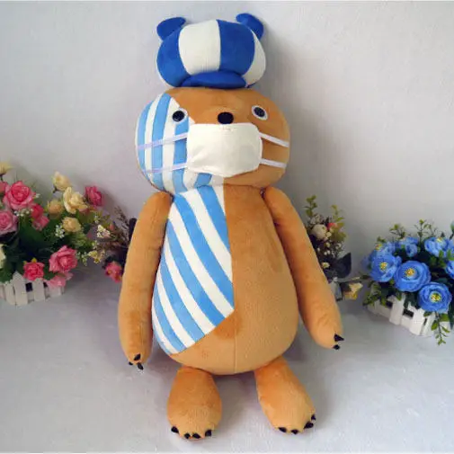 60cm Kumacy Plush Stuffed Cotton Doll Cosplay Toys for Kids Anime One Piece Perona Gloomy Bear Room Cos Decor Cushion Gifts
