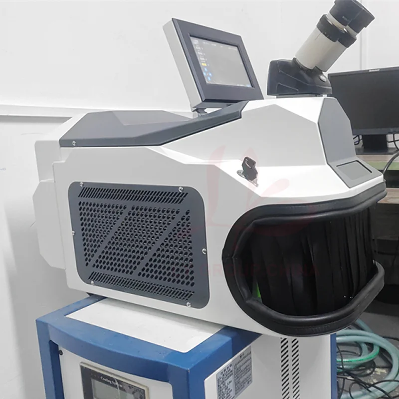 200W YAG Laser Jewelry Welding Machine with Touch Screen Micro Laser Soldering for Gold Silver Chain Ring Spot Welding