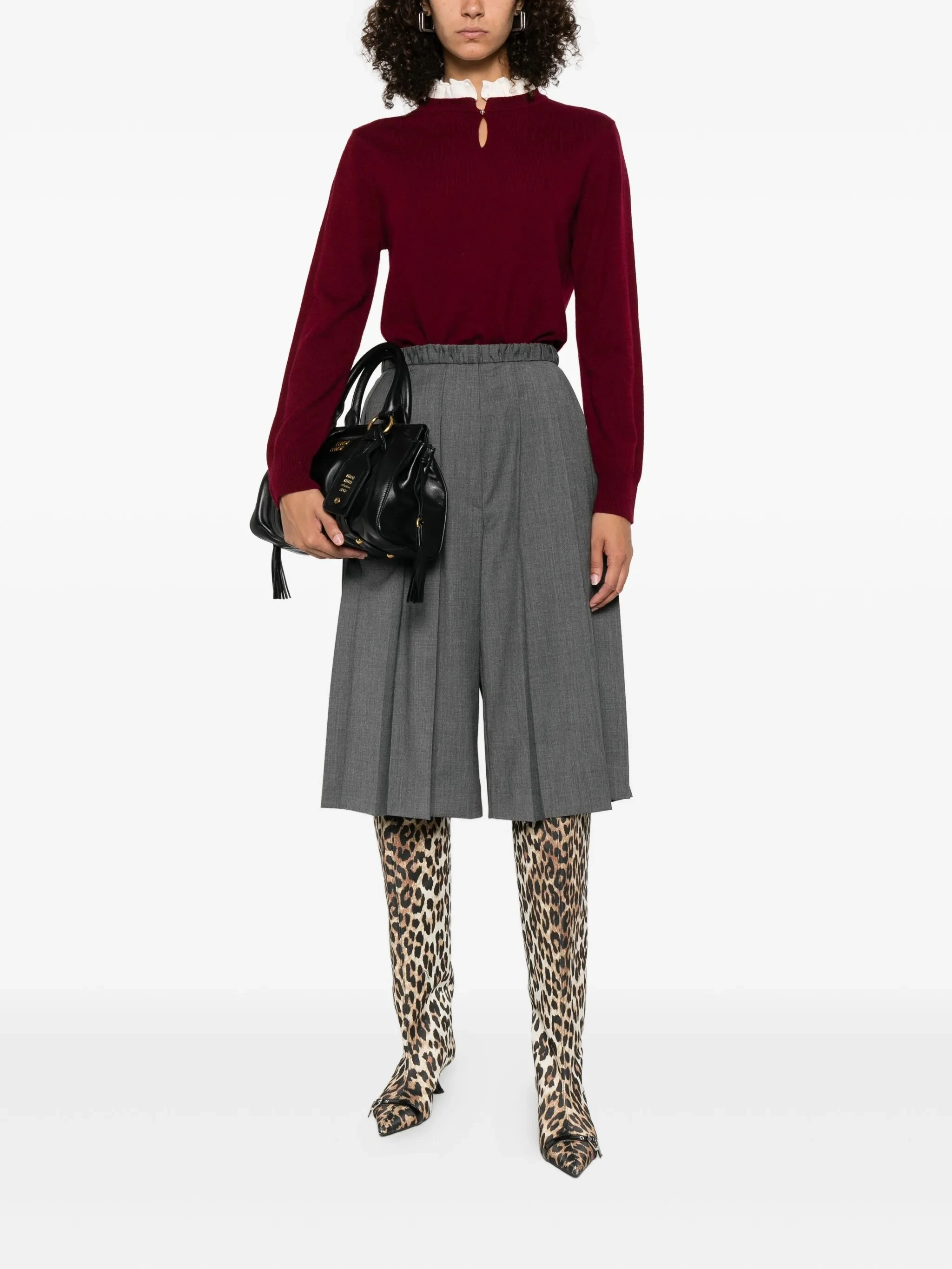 

French Sle Splice Ne Knitted Sweater Women's Soft Smooth Pure Color Long Sve Regular Fit Winter New Arrival