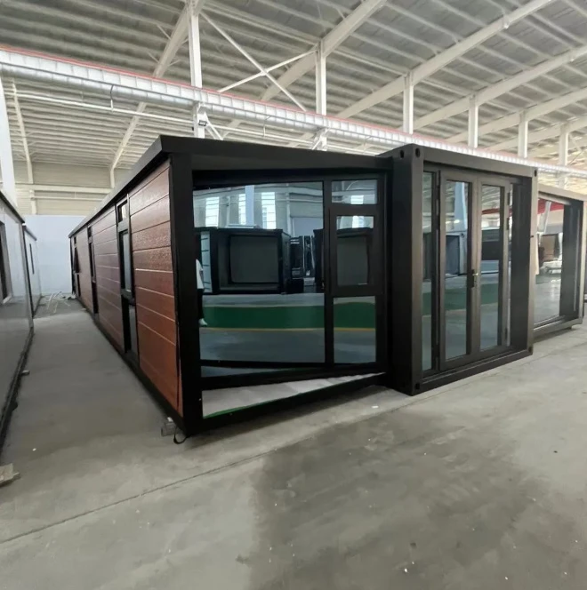 40ft توسيع الحاويات منزل فاخر عطلة فيلا 1 2 3 4 غرفة نوم جاهزة المنزل وحدات الصلب مكتب بناء مع الحمام #1