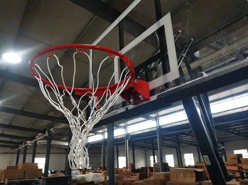 ระบบบาสเก็ตบอลแบบพกพาปรับระดับได้พร้อมแป้นบาสขนาด 54 นิ้ว