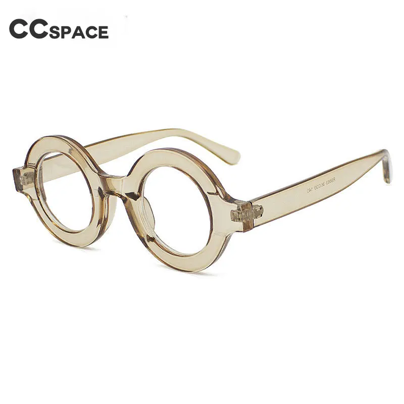 55513 Retro Round Glasses Frames Women Optical Plastic Spectacle Frame Anti Blue Computer Eyeglasses Prescription Glasses