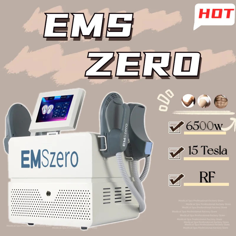 Professional 6500w EMS Body Sculpting Machine 2024 Portable  NEO RF EMSZERO Nova Muscle Stimulation  Slimming