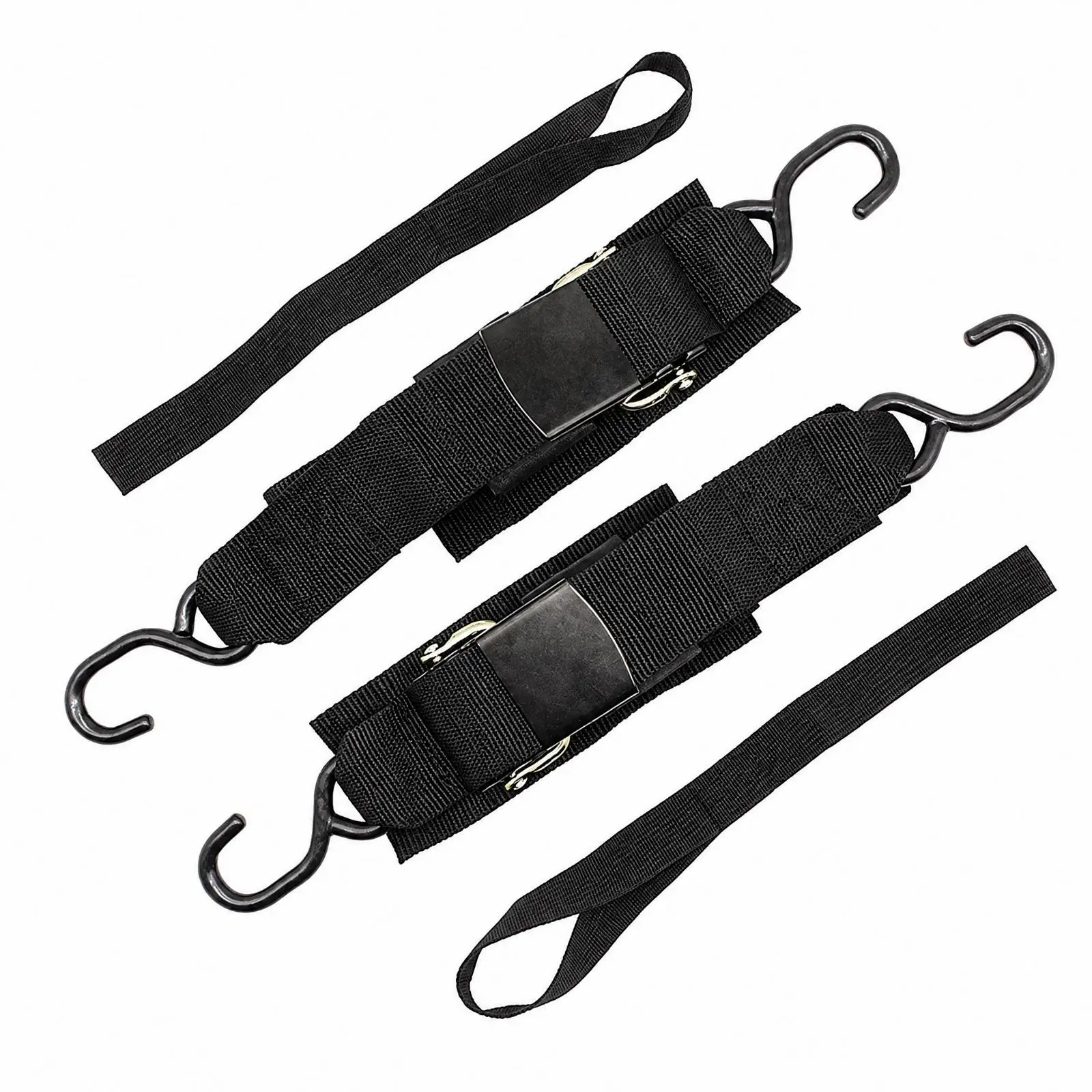 Boat Trailer Tie-down Strap System Boat Tie-down Strap with Metal Hooks Reinforced