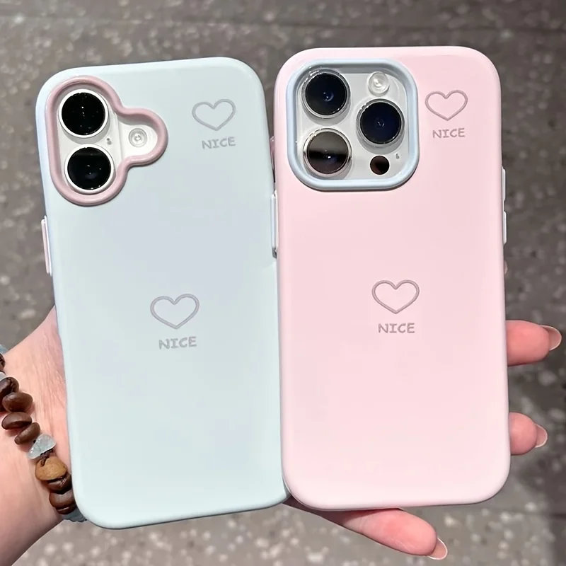 Minimal Nice Heart Soft Phone Case For Samsung Galaxy S26 S24 S25 Ultra Plus A56 A57 A55 A15 A17 A27 A37 A36 A06 A07 A35 Cover